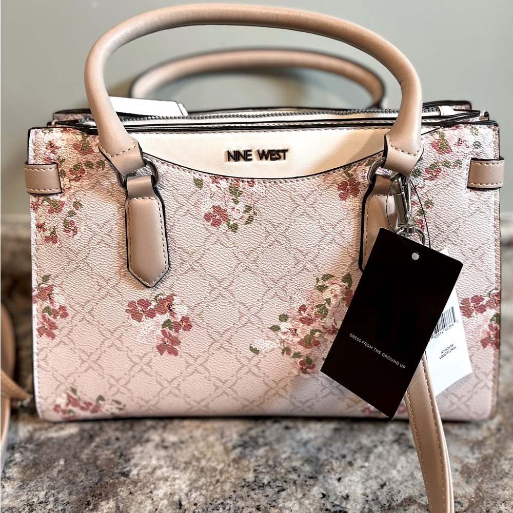 Nine West Floral Shoulder Bag